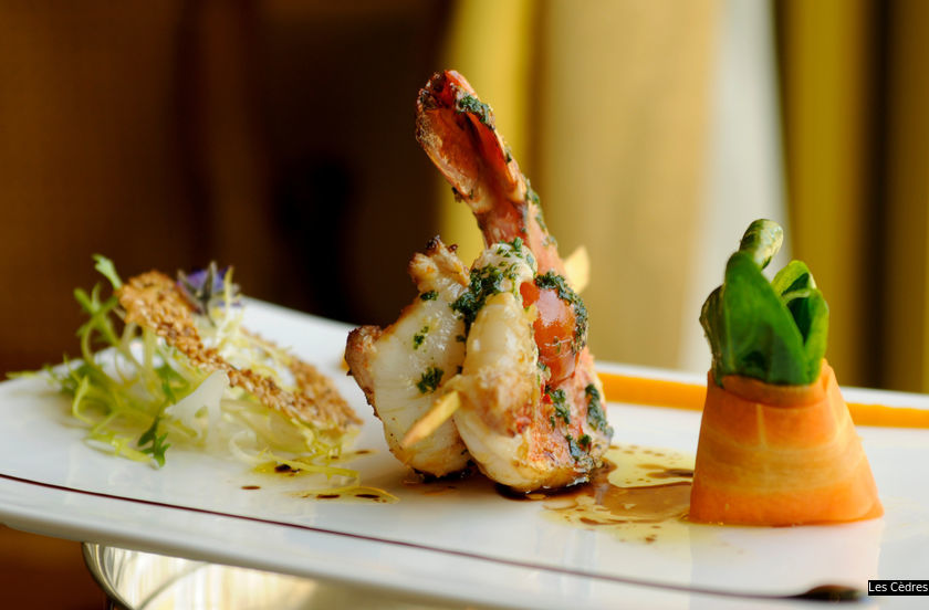 Restaurant Les Cèdres Granges Les Beaumont Menus
