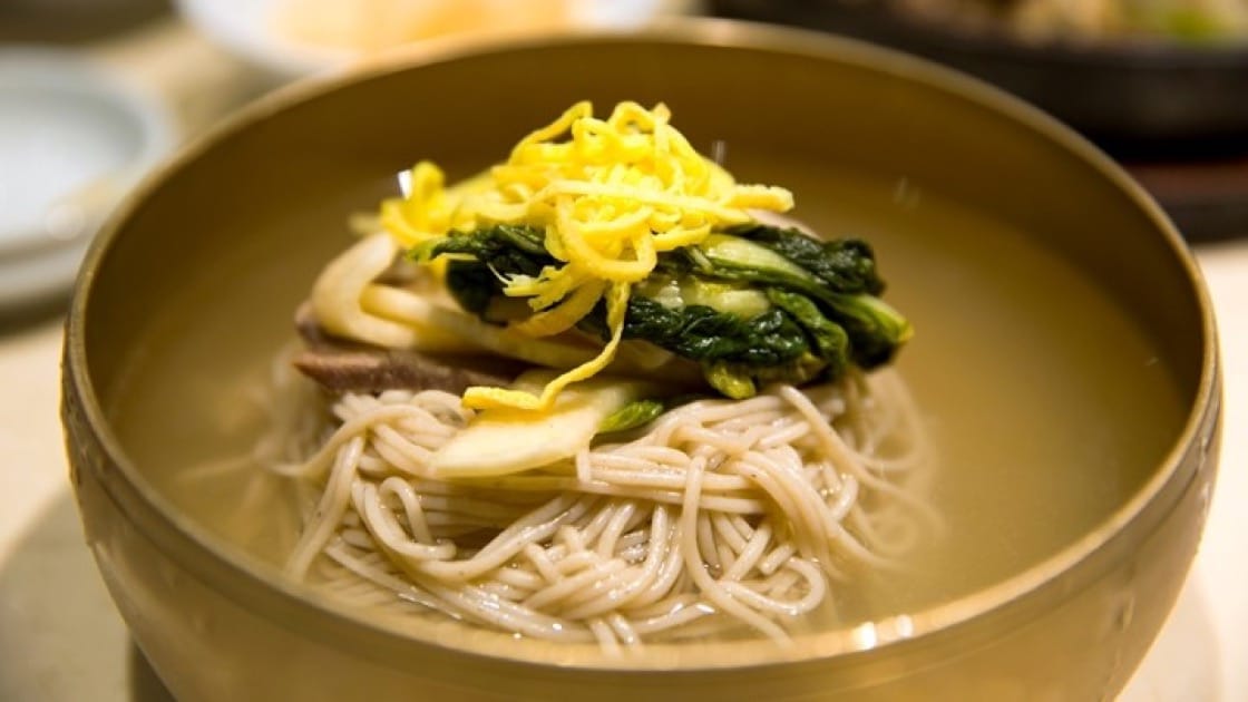 Bongpiyang's authentic Pyongyang-style naengmyeon