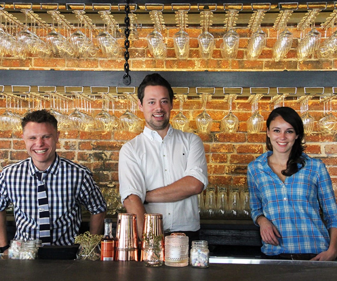 The team at Maxwell Park: Daniel Runnerstrom, Brent Kroll and Niki Lang. Photo by Marissa Bialecki.