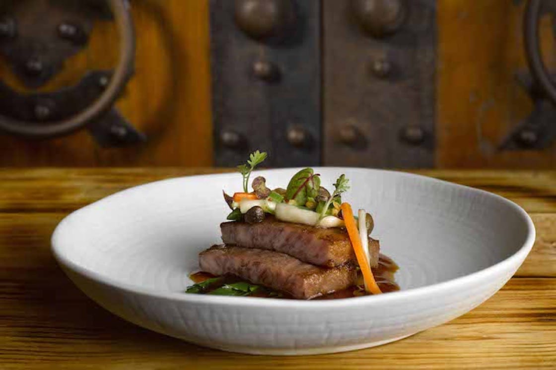 Another new highlight is the prized A4 Miyazaki wagyu beef sirloin that's been pan-fried and paired with a garlic barbecue sauce