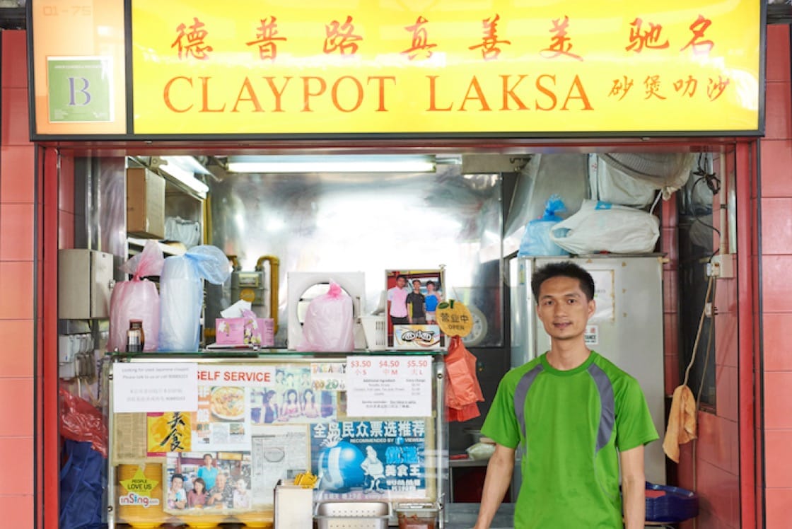 Owner  Zhang Li Jin uses a freshly-squeezed coconut milk in his laksa, which according to him, makes the gravy richer. 