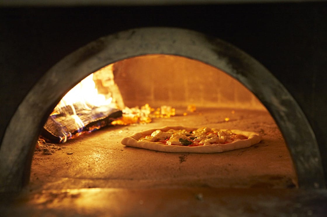 The signature pies at Don Antonio by Starita are finished in a wood-fired oven. Photo courtesy of Don Antonio by Starita.