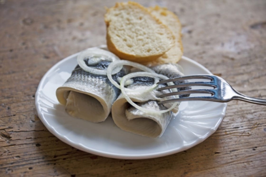 Rollmops常在德國早餐中出現,可解宿醉。