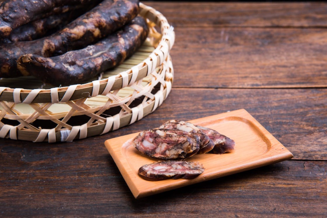 Liver sausage is irresistible for its deep and rich flavor.