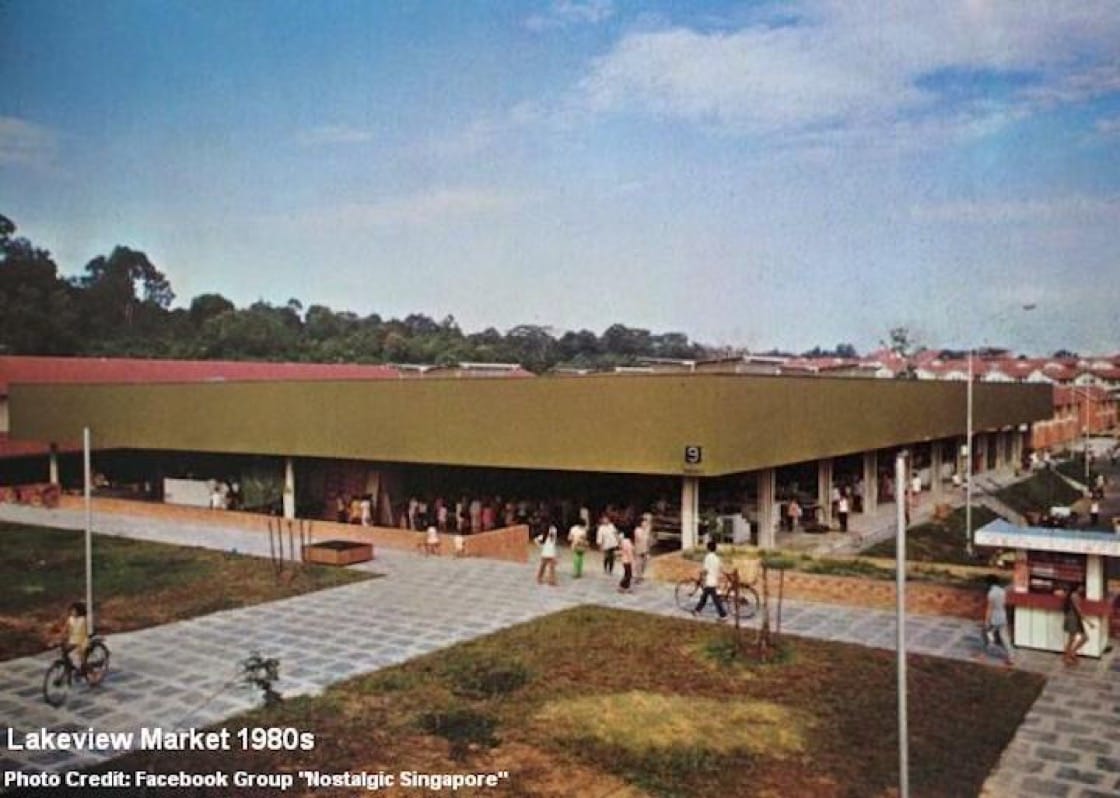 Lakeview Market back in 1980s. 