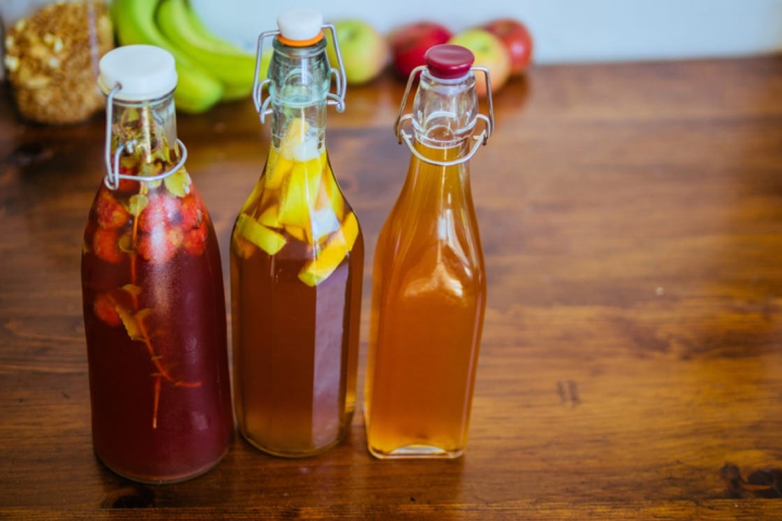 These air-tight flip-top glass bottles are ideal for second fermentation when carbonation is formed. 