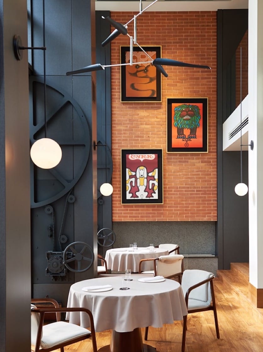 Dining space at Mosu.