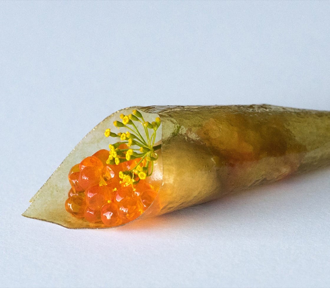 An amuse bouche at Temporis.