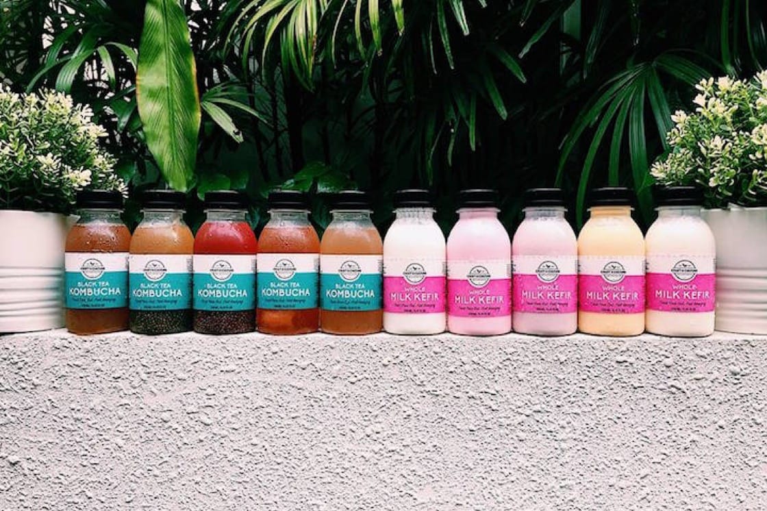 Craft & Culture's probiotic drinks, including kombucha and milk kefir (Pic: Craft & Culture Facebook)