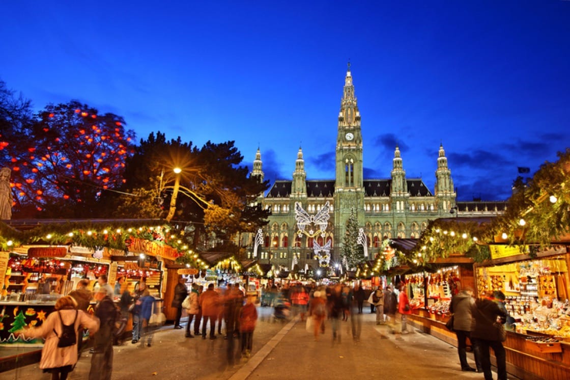 Vienna Christmas World, Austria. (Pic: Shutterstock)