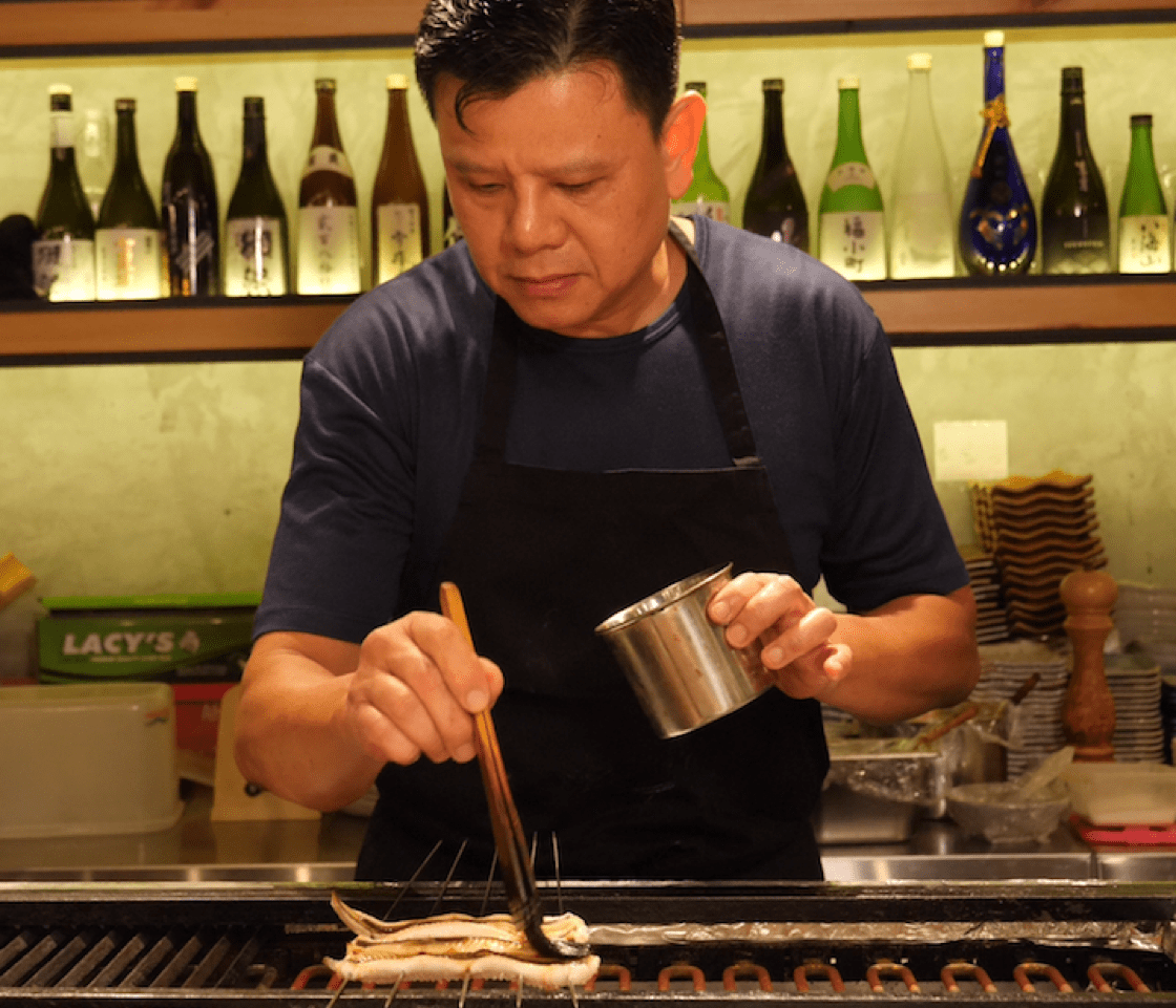 Chi Pin Han, the chef-owner of Ishinomaki Grill & Sake