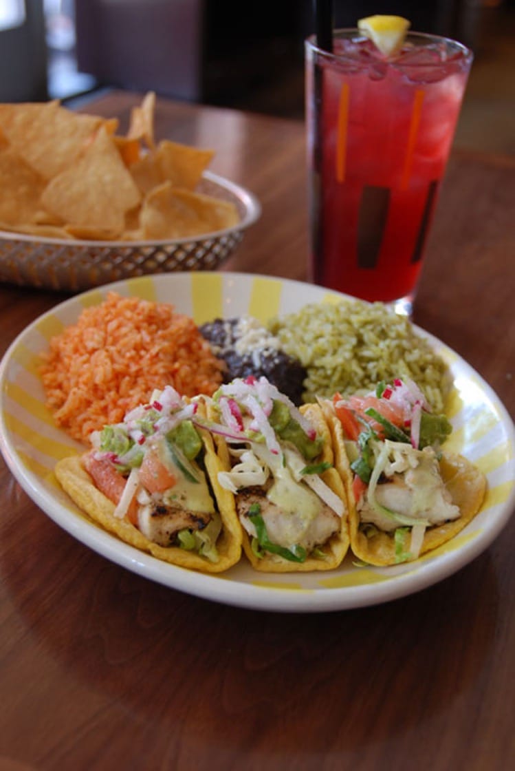 Fish tacos at Border Grill. (Photo courtesy of Border Grill.) 