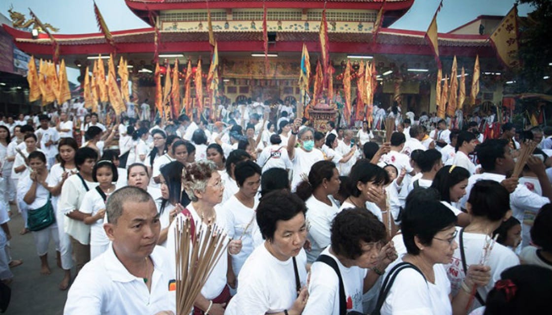 Vegetarian festival in Phuket.