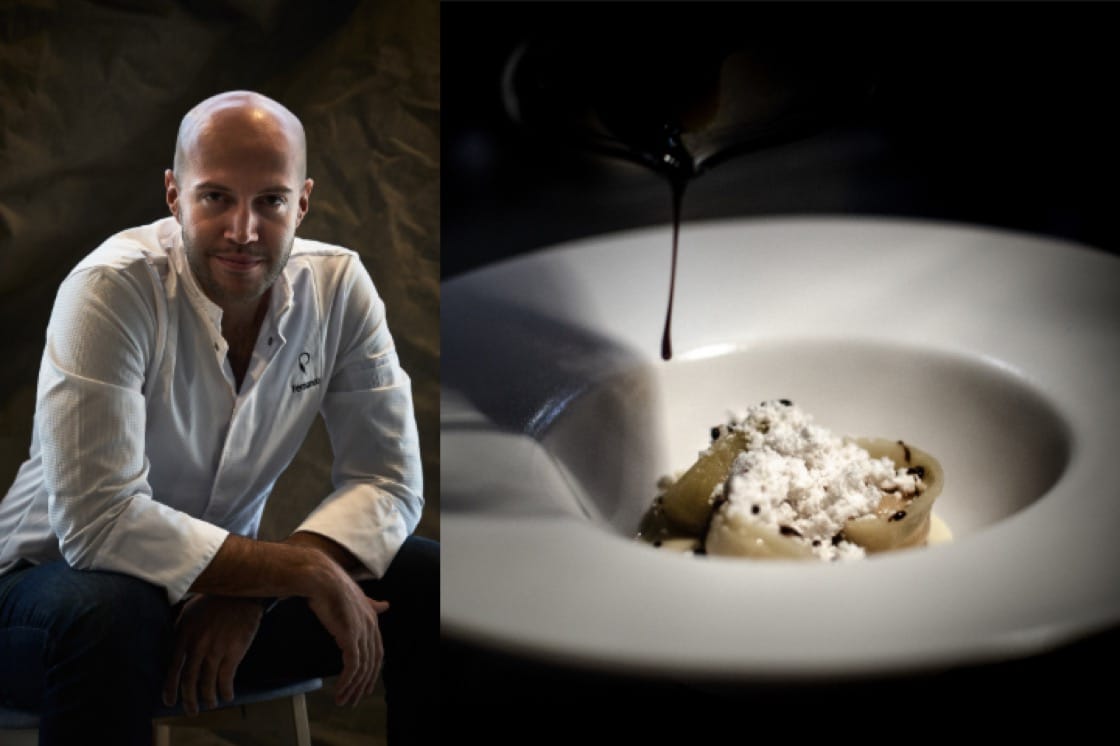 Fernando Arevalo and his La Cortina dish (Pics: Preludio)