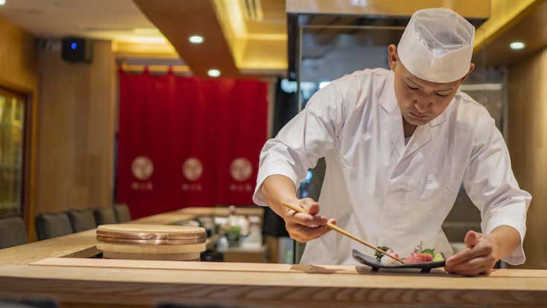 Jimoto Dining is helmed by chef Takahiro Sato, who used to work in Hashida Sushi here and Melbourne’s Kakizaki restaurant. (Photo: Jimoto Dining)