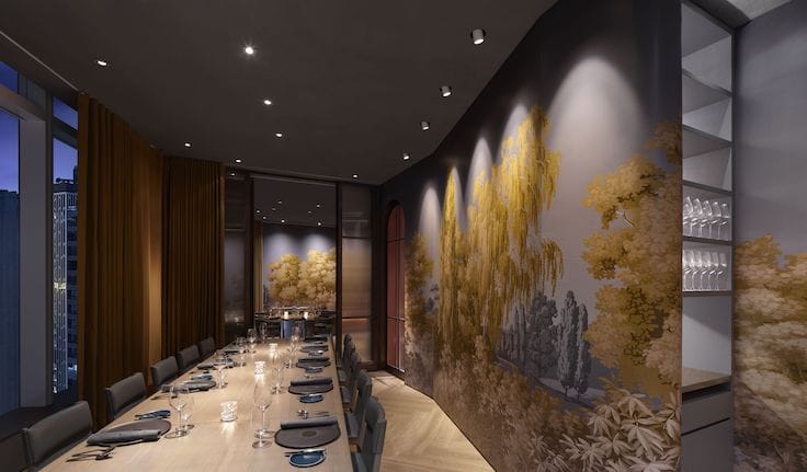 The private dining rooms at Arbor.