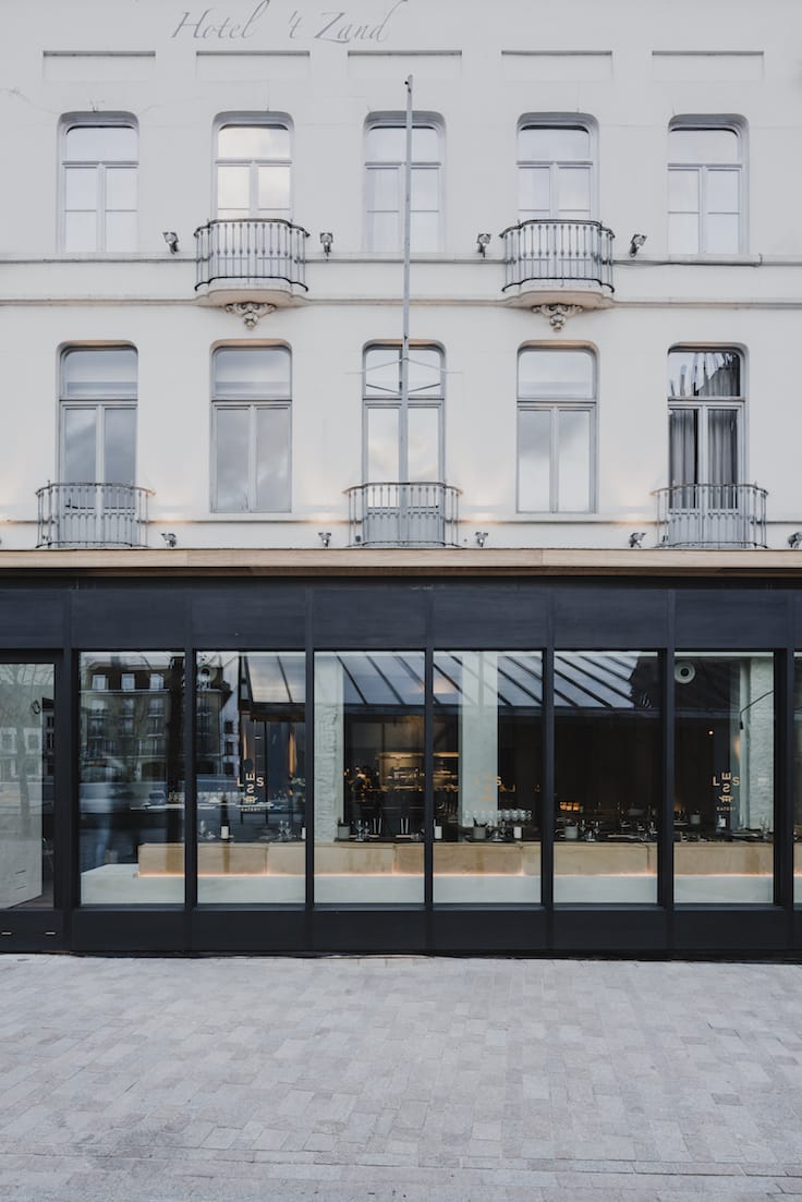 One-MICHELIN-starred L.E.S.S moved to the city center of Bruges in June 2019. (Pic: Senne van der Ven)