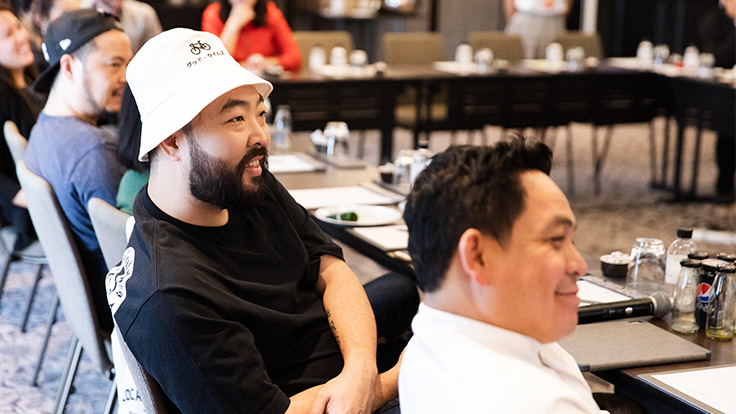 The guests chef cooking at the gala dinner have already implemented processes and cooking tricks in their own restaurant to prevent food waste.