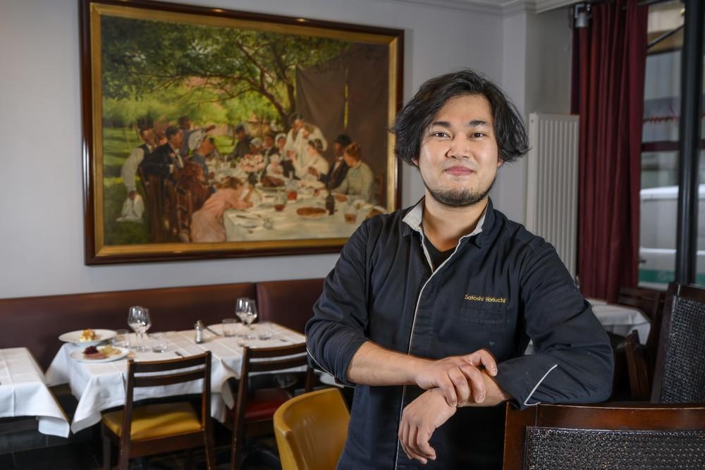 Satoshi Horiuchi, chef du Bon Accueil. ©Alain Buu/Michelin