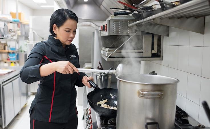 Satongun wears many hats as a busy chef, restaurateur, wife and mother (Photo: Paste Bangkok)