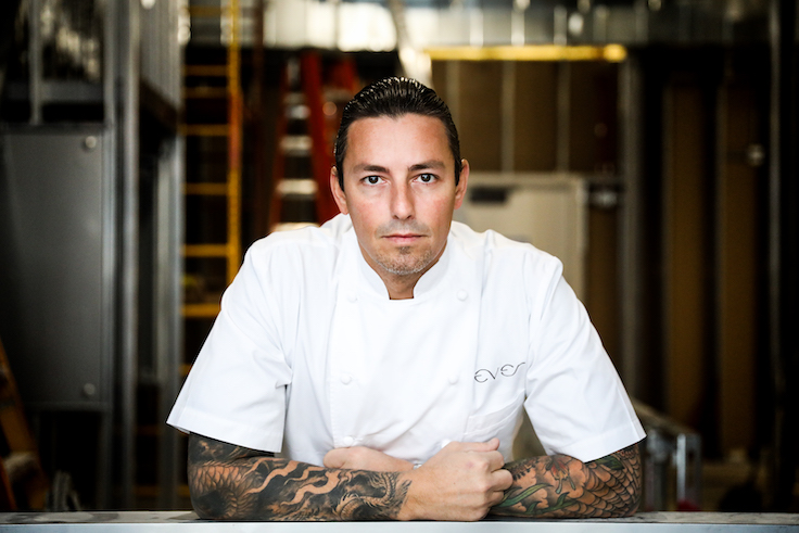 Chef Curtis Duffy. Photo by Michael Muser courtesy of Ever Restaurant.