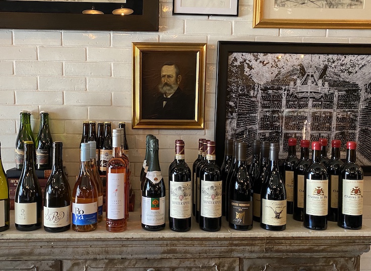 In addition to prepared foods and pantry items, Maude restaurant opened its wine cellar to guests to peruse in a retail setting. Photo courtesy of Maude Restaurant.