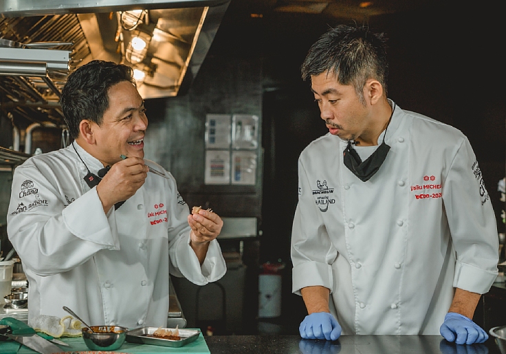 The duo first collaborated in Chef Chats Thailand miniseries.