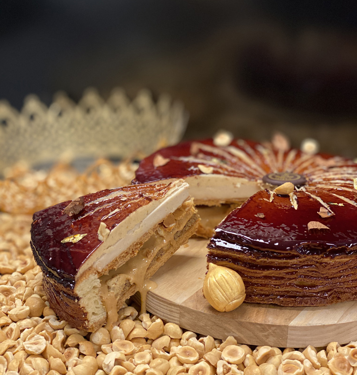 La galette « 111 nuances de noisettes » de Nicolas Guercio © Lutétia