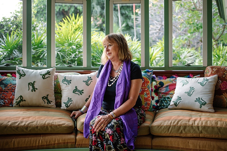 Mom Rajawongse Narisa Chakrabongse, owner of Chakrabongse Villas. (© Anuwat Senivansa Na Ayudhya / MICHELIN Guide Thailand)