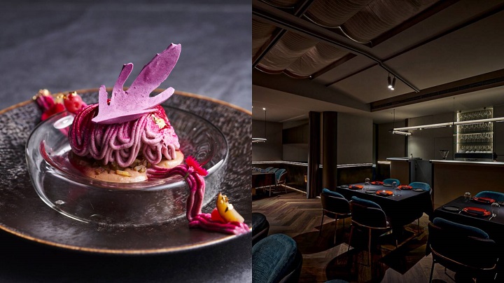 The interiors of De Nuit are low-key and elegant, with a calming design that evokes the night-time. The young kitchen team is professional and combines the essence of French cuisine with seasonal and local ingredients to present unique and ingenious dishes.