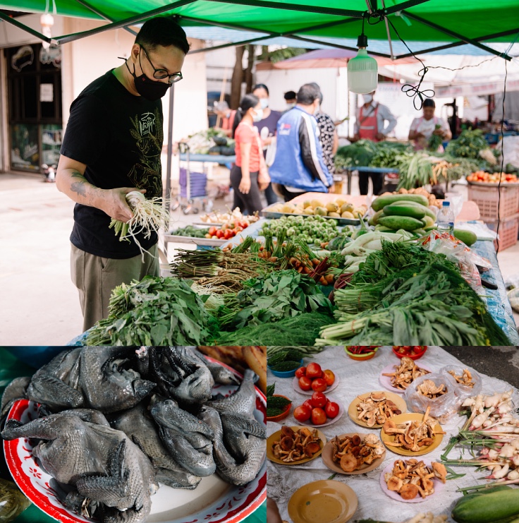 Halal meats and seasonal ingredients fresh from the mountains. (© Jirawat Veerakul / MICHELIN Guide Thailand)