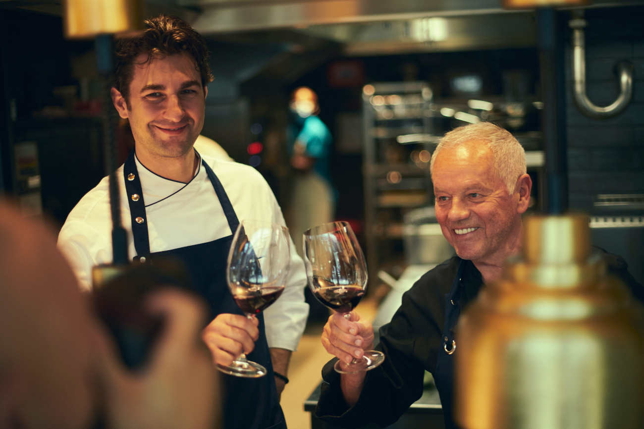 Spago, István Szántó & Wolfgang_Puck