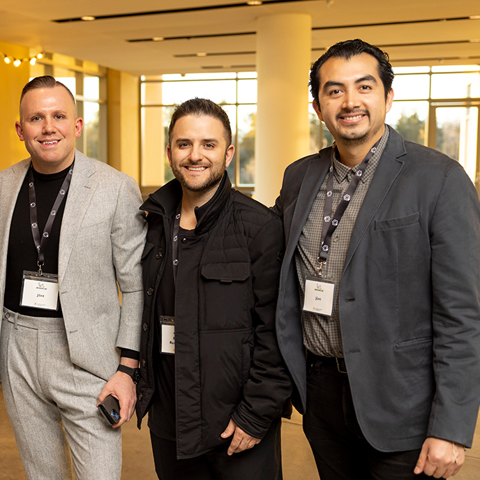 Chef Ryan Ratino of Jônt, Chef Juanma Barrientos of El Cielo, and Jhonatan Cano of Jônt