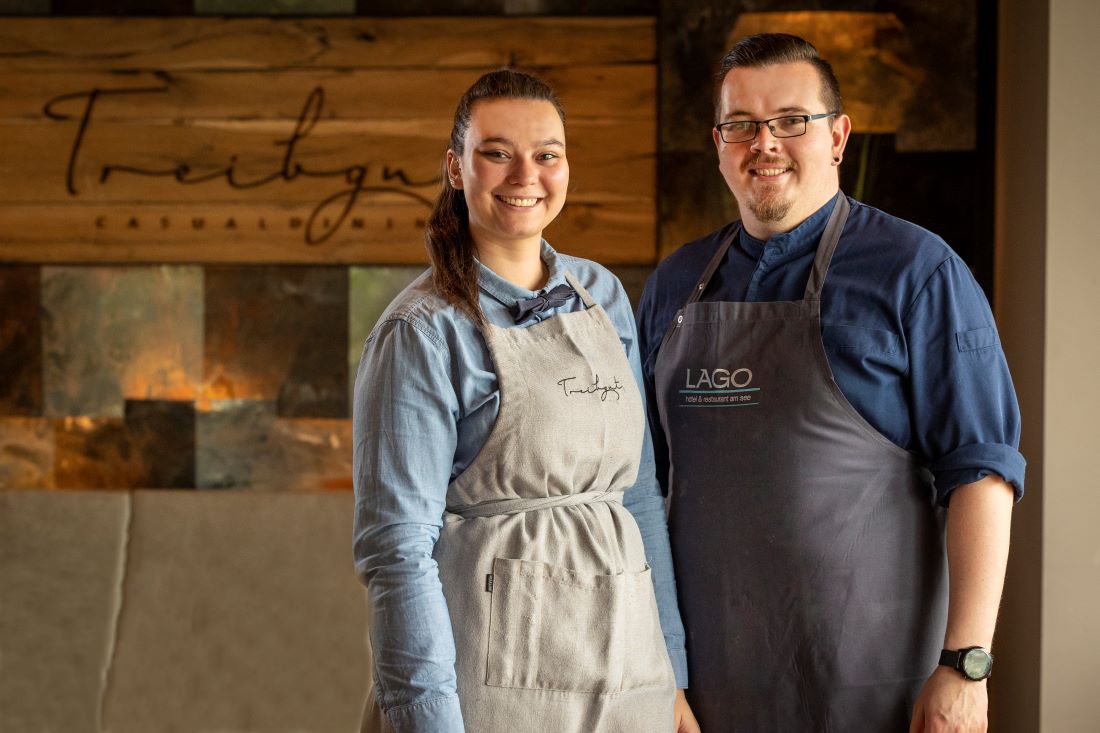 Serviceleitung Anna Jansa und Küchenchef Nico Körner © Treibgut Ulm