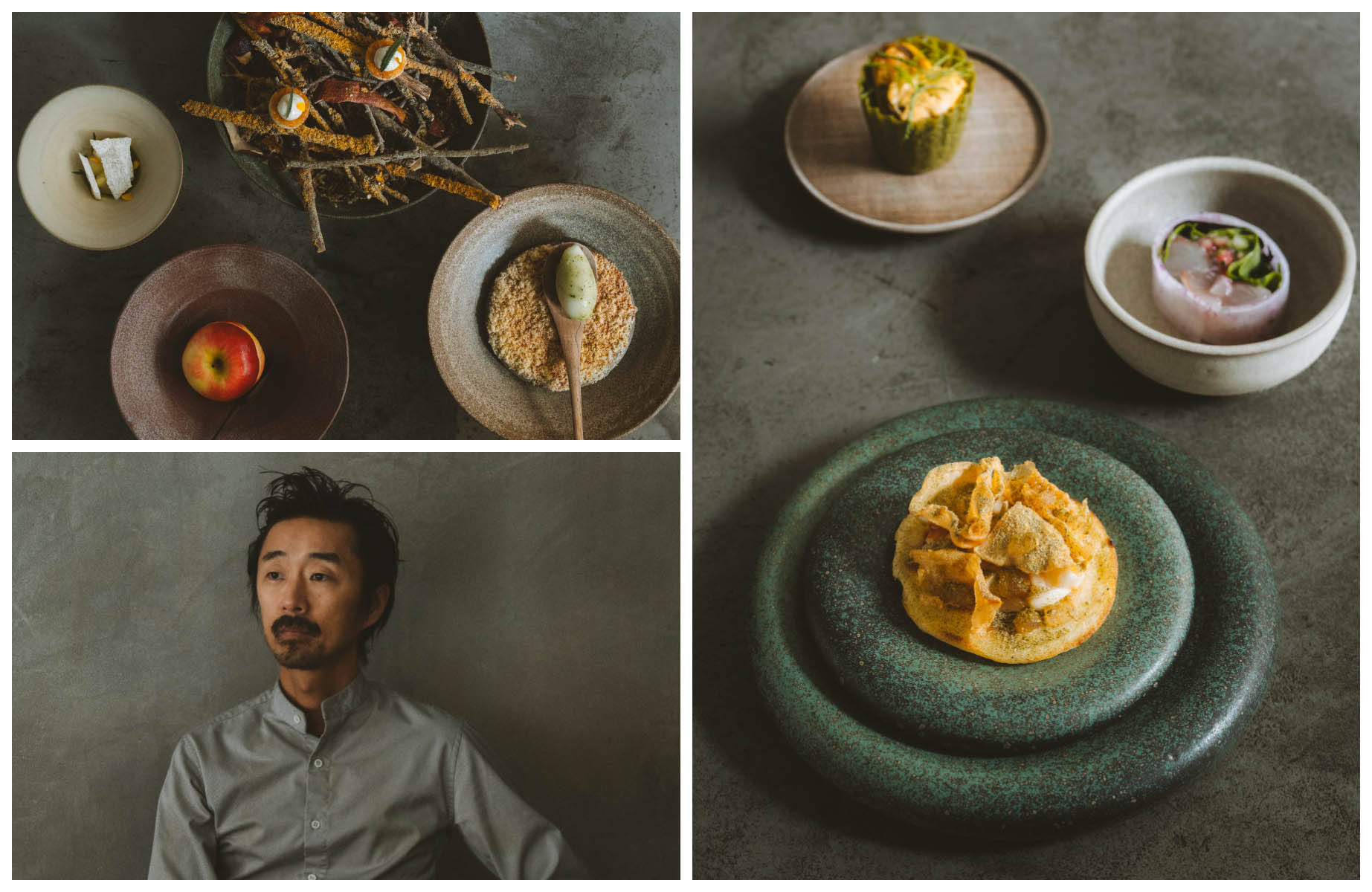 Chef Atsushi Tanaka's beautiful Nordic-inspired cuisine, AT Restaurant. (©Joann Pai)