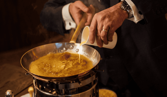 La précision du geste au Taillevent © Arbès Food