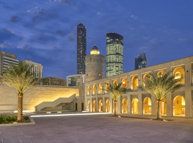The oldest forts in the city is set just across from one-MICHELIN-star Erth restaurant. Image credit: Department of Culture and Tourism - Abu Dhabi
