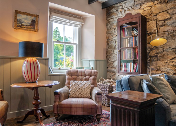 One of the cosy sitting rooms, full of country warmth. © Kilberry Inn/Kilberry Castle Estate
