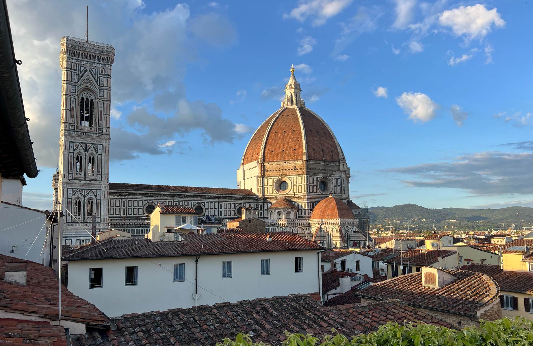 Vista dalla suite dell'Hotel Brunelleschi