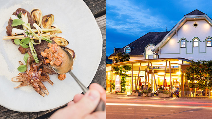Dish in Wirtshaus Krainer © Nicole Seiser, Gebäude © Matthias Thonhofer