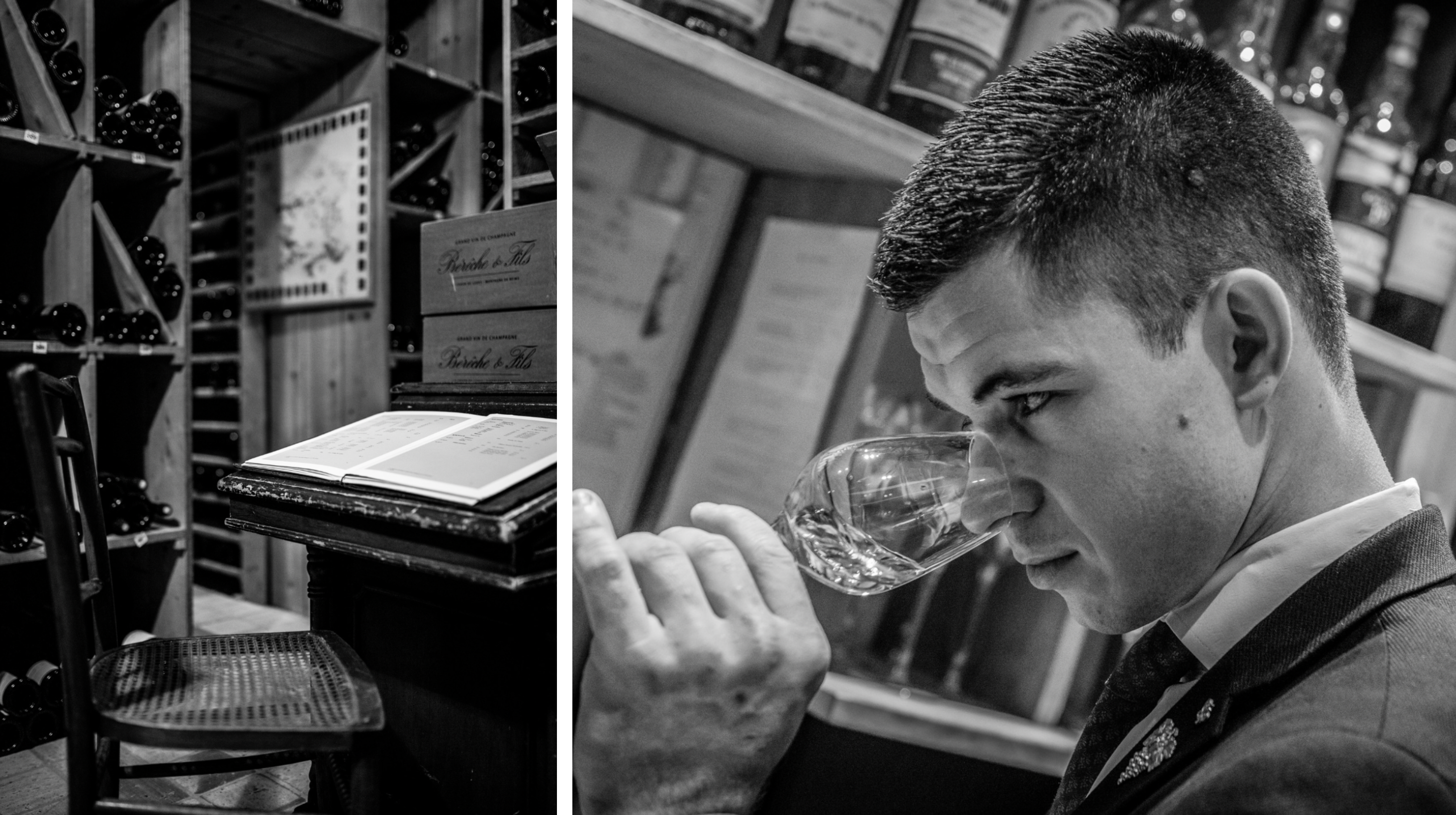 Steve Gellot, le chef sommelier de l'hôtel-restaurant Anne de Bretagne © Christophe Bornet