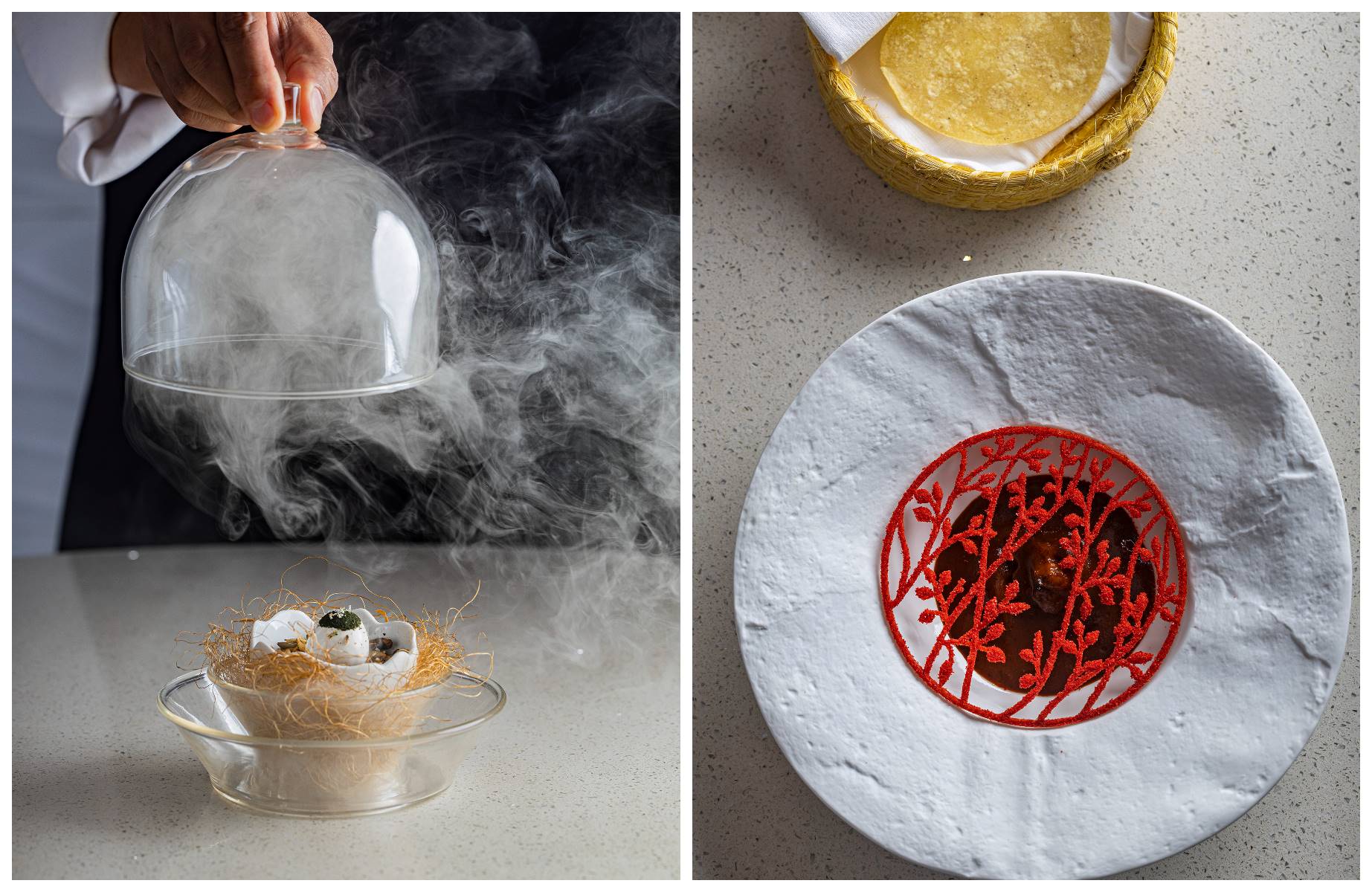 Nestled inside the Azul Beach Resort, Le Chique headed by Chef Jonatán Gómez Luna, presents a thoroughly charming experience ©Fernando Gómez Carbajal/Le Chique
