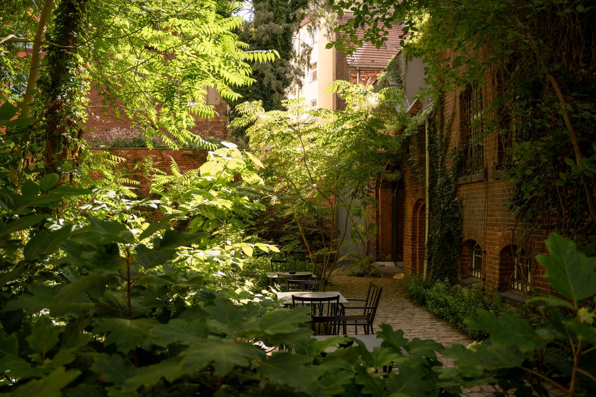 Bepflanzung im Innenhof © Slowdown Hotels, Mats Ramus