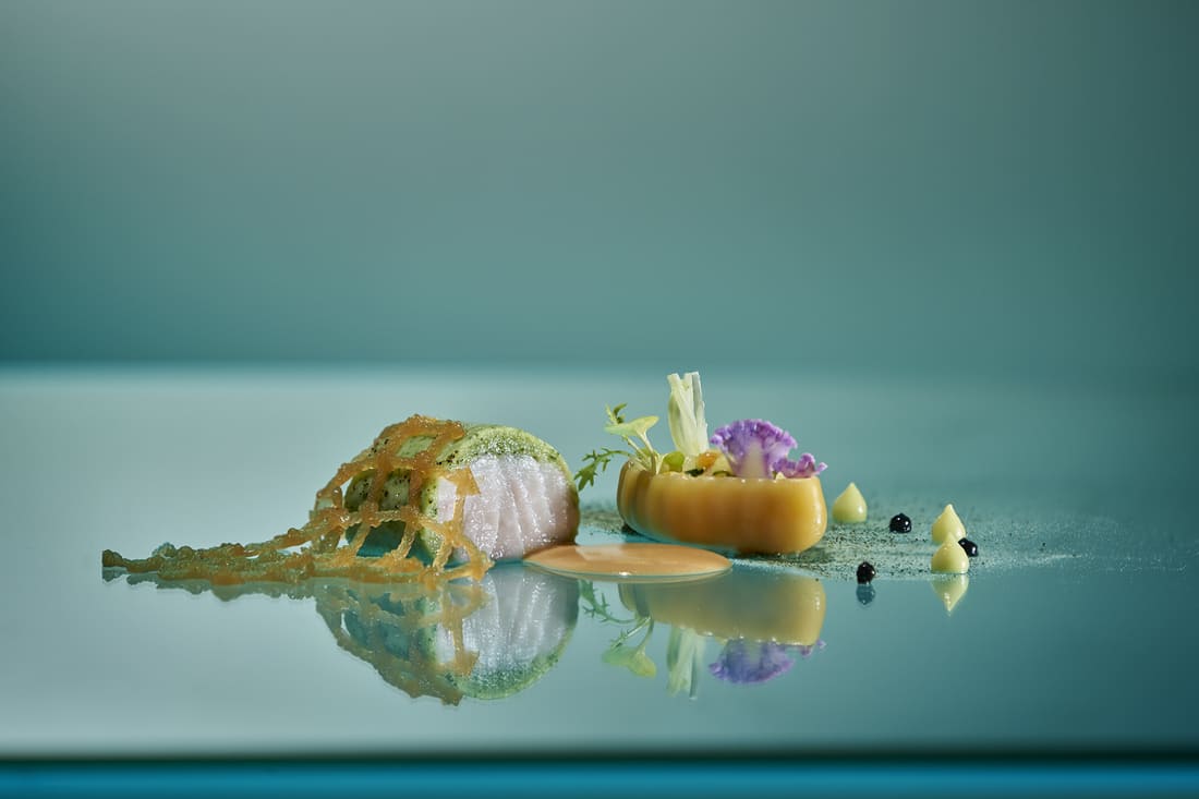 Peixe da costa sobre a mesa do Il Gallo d'Oro. © Henrique Seruca/Il Gallo d'Oro