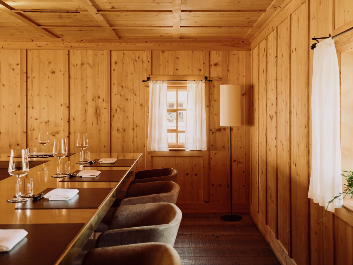 Interieur Rote Wand Chef's Table ausgezeichnet mit zwei MICHELIN Sternen © Rote Wand Gourmet Hotel I Robert Rieger 