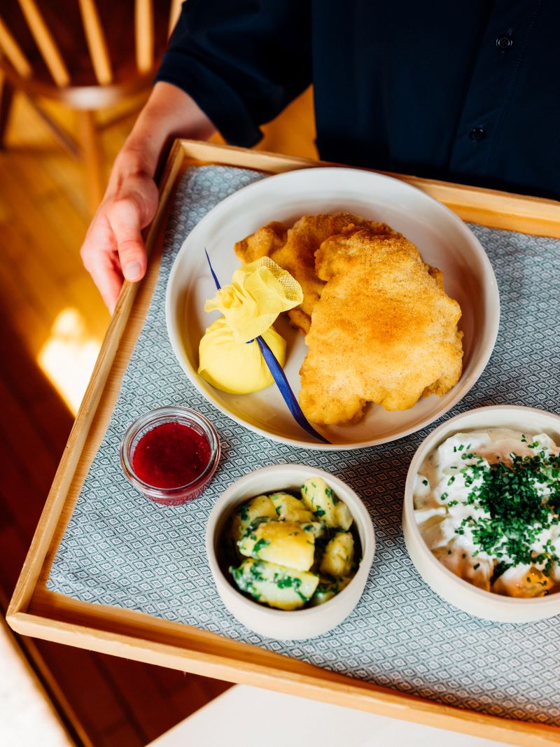 Wiener Schnitzel © Rote Wand Gourmet Hotel I Ingo Pertramer 