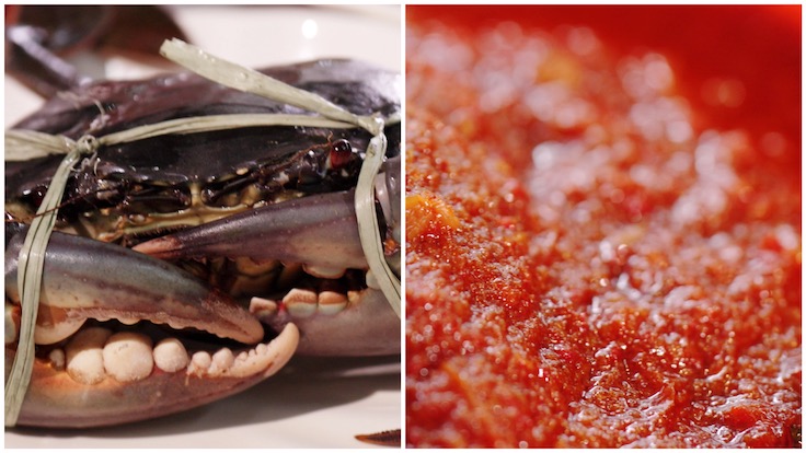 Meaty mud crabs and a homemade spice mix (rempah) are key ingredients to Keng Eng Kee's Chilli Crab. (Photo: MICHELIN)
