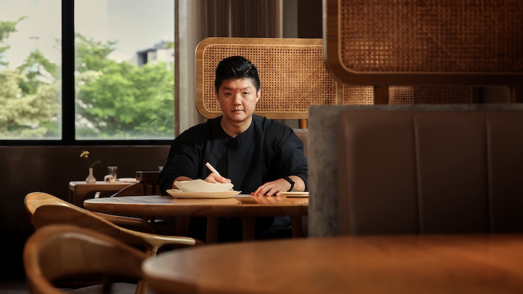 Jimmy Lim of JL Studio, the world's first three-MICHELIN-starred Singaporean restaurant.