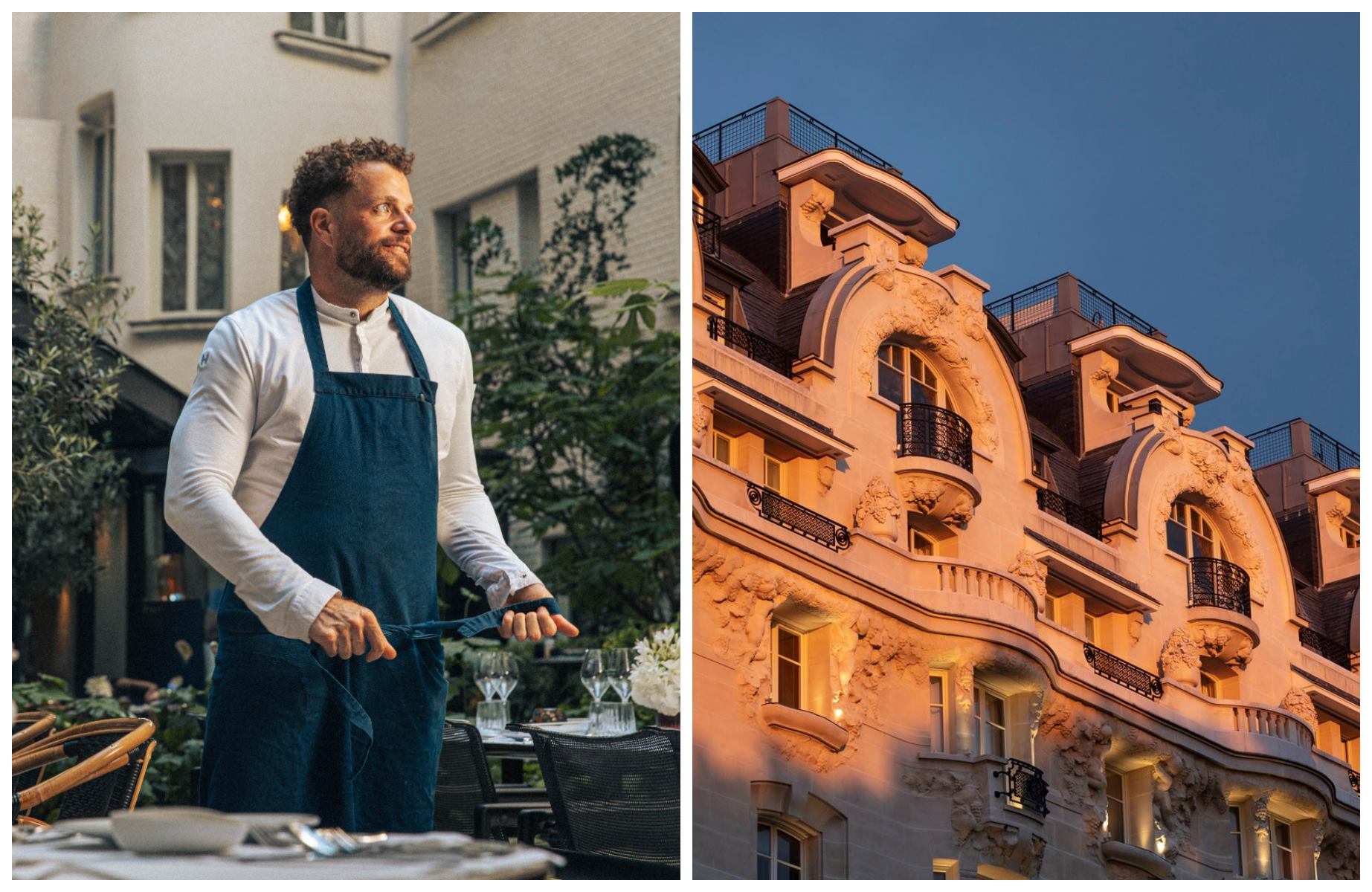 Florent Pietravalle from La Mirande in Avignon, at the left-bank Lutetia hotel in Paris. © Florian Domergue