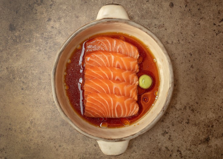 One of the Kushi-Ya kitchen's most vibrant dishes. © Darren